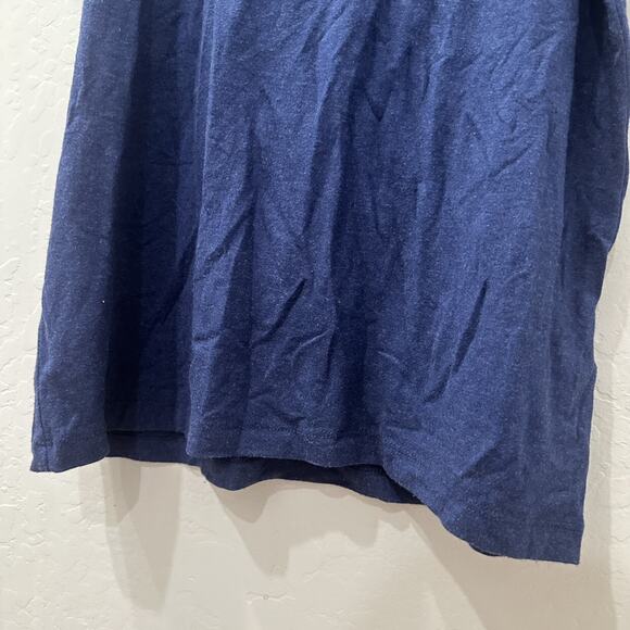 Mini Boden Blue Ruffle Sleeve Short Sleeve Shirt - Picture 3 of 6